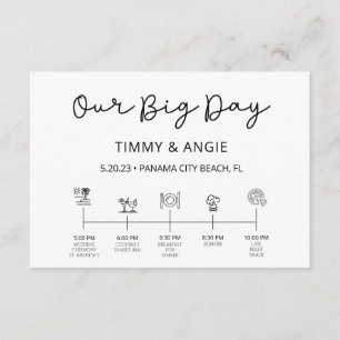 Our Big Day aligned Timmy & Angie Enclosure Card