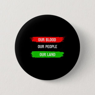 Our Blood Our People Our Land Unia Liberation Pan 6 Cm Round Badge