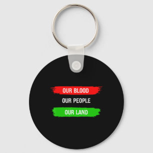 Our Blood Our People Our Land Unia Liberation Pan Key Ring