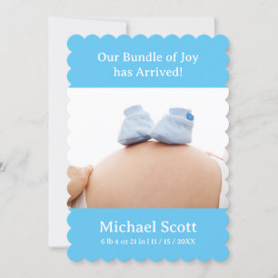 Our Blue Bundle Of Joy Has Arrived 