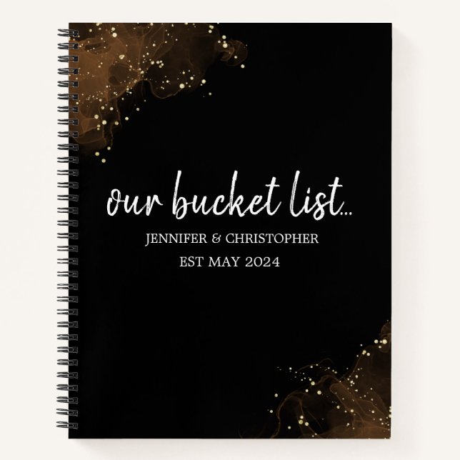 Our Bucket List Couples Adventure Keepsake Journal (Front)