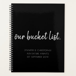 Our Bucket List Couples Keepsake Planner