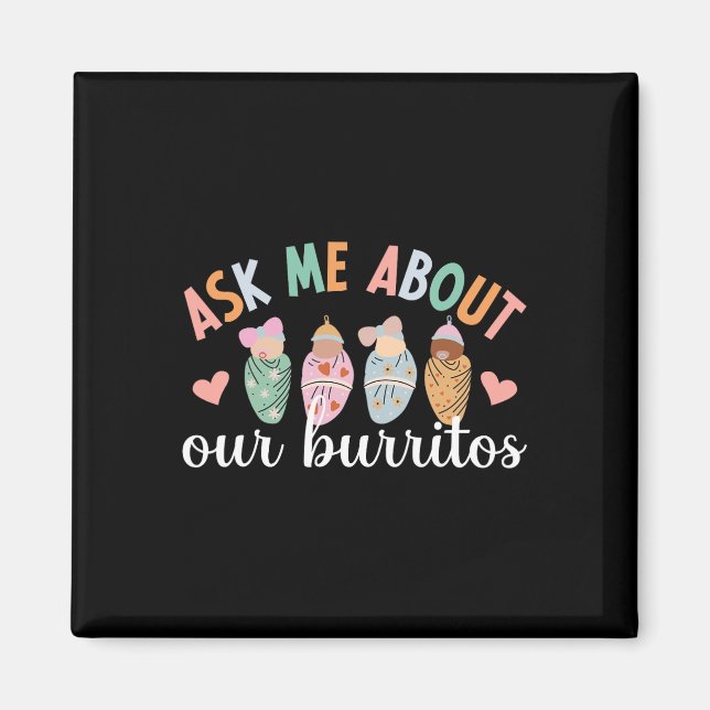 Our Burritos Mother Ba  Magnet (Front)