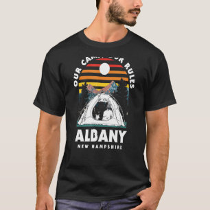 Our Camp Our Rules Albany Camping New Hampshire Ca T-Shirt