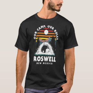 Our Camp Our Rules Roswell Camping New Mexico Camp T-Shirt