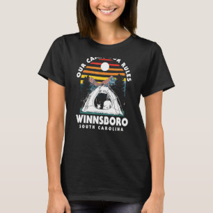 Our Camp Our Rules Winnsboro Camping South Carolin T-Shirt