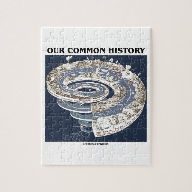 Our Common History (Earth History Timeline Spiral) Jigsaw Puzzle (Vertical)