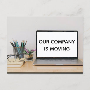 Our Company is Moving Business Change of Address Postcard