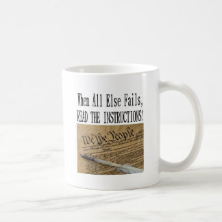Our Constitution it is the instructions Coffee Mug