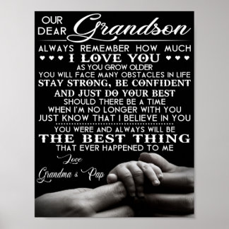Our Dear Grandson Poster