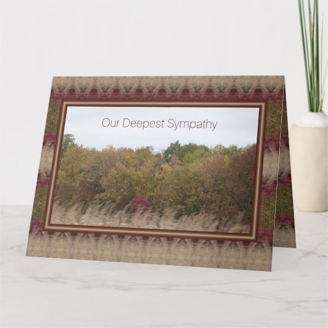 Our Deepest Sympathy Card (Front)