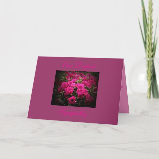 Our Deepest, Sympathy card (Front)