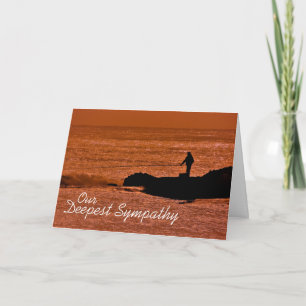 Our Deepest Sympathy Card for Fisherman