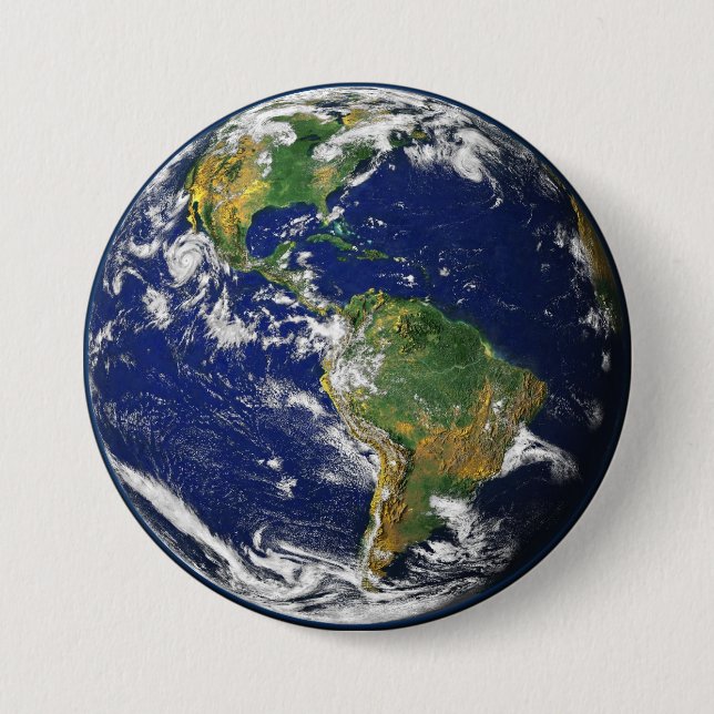 Our Earth 7.5 Cm Round Badge (Front)