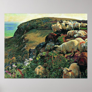 Our English Coast by William Holman Hunt Poster