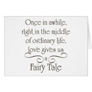 OUR FAIRY TALE LIFE IS JUST BEGINNING