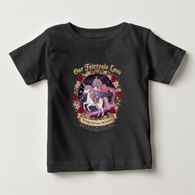 Our Fairytale Love Baby Unicorn Graphic Tee (Front)