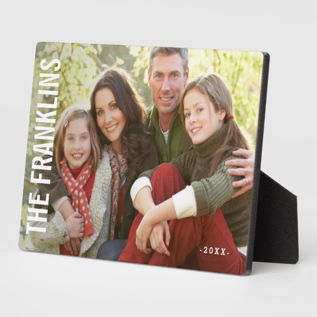 Our Family Custom Photo Frame (Side)