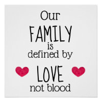 Our Family is Defined by Love Not Blood Adoption