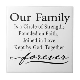 Our Family Quote Tile