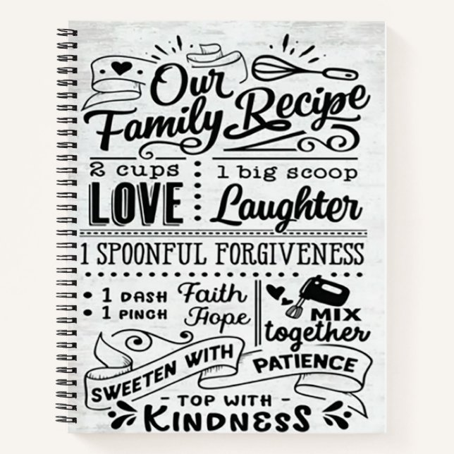 Our Family Recipe Notebook (Front)