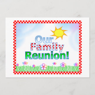 Our Family Reunion Invitation