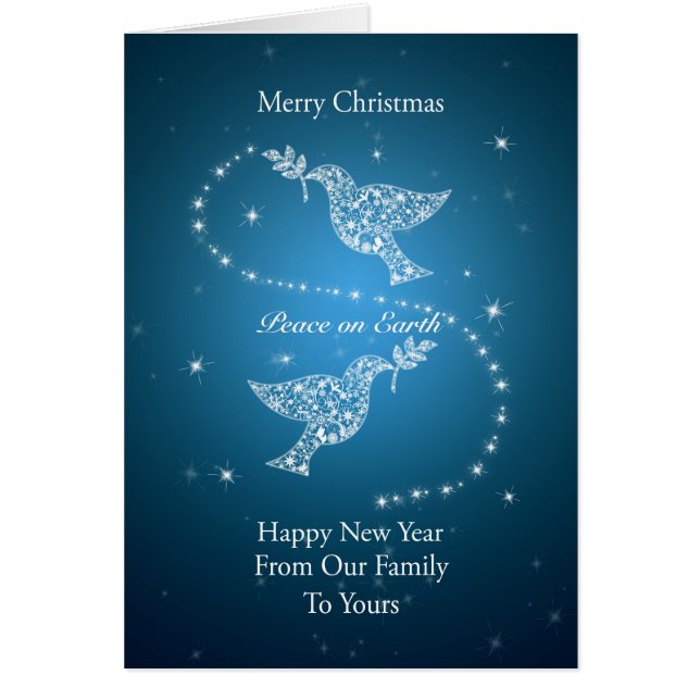 Our Family to Yours, Doves of Peace Christmas (Front)