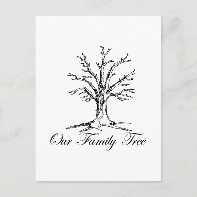 Our Family Tree Postcard (Front)