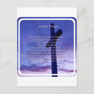 Our Father Postcard