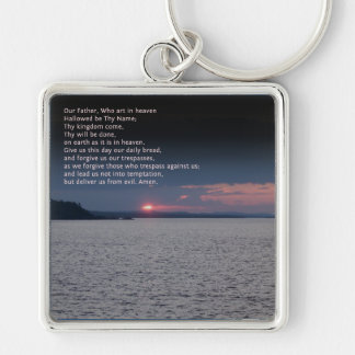 Our Father Prayer Key Ring