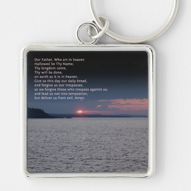 Our Father Prayer Key Ring (Front)