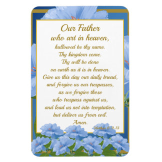 Our Father Prayer Mathew 6:9-13 Magnet
