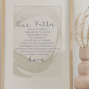 Our Father, The Lord's Prayer Wall art
