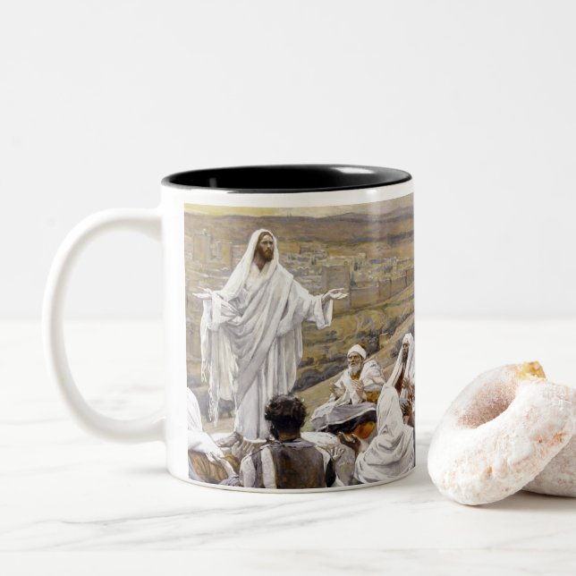 Our Father Two-Tone Coffee Mug (With Donut)