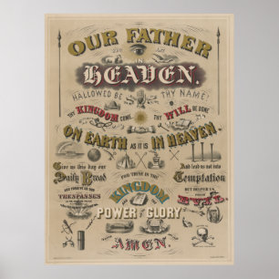 Our father who art in Heaven [1873] Poster