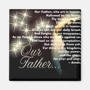 Our Father, who art in heaven Magnet