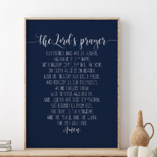 Our Father Who Art In Heaven, The Lord's Prayer Poster