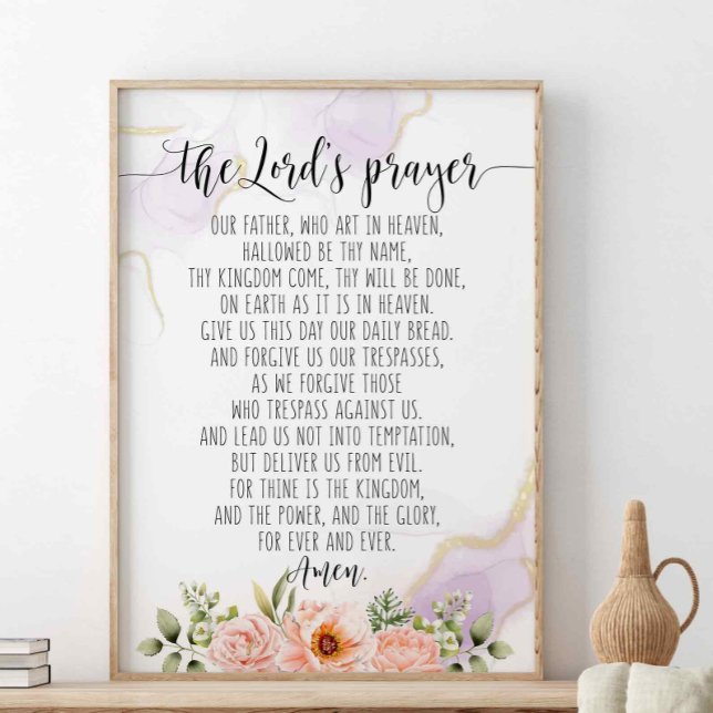 Our Father Who Art In Heaven, The Lord's Prayer Poster (Creator Uploaded)