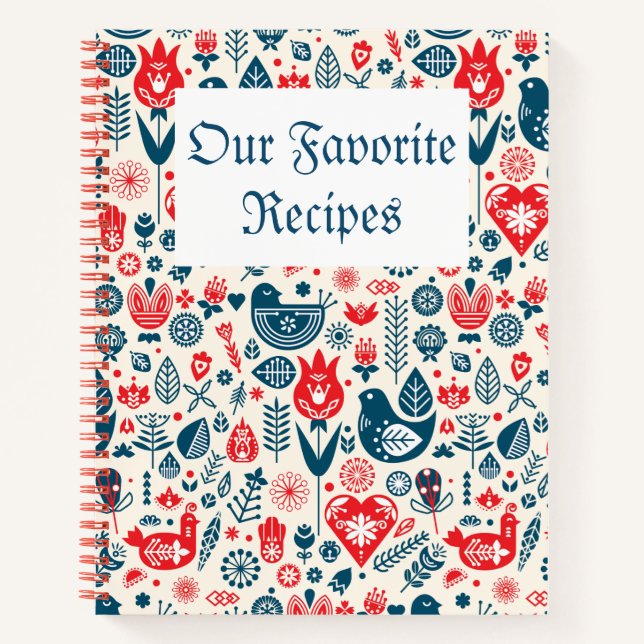 Our Favourite Recipes Notebook (Front)