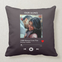 Our favourite Song – Custom Photo  Cushion