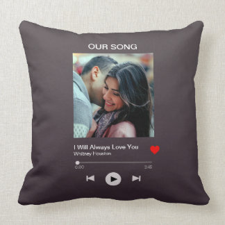 Our favourite Song – Custom Photo  Cushion