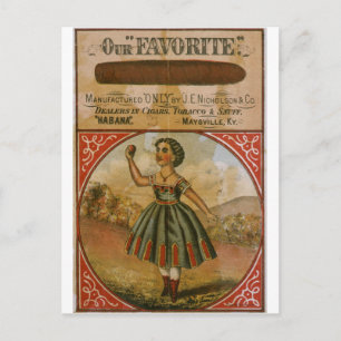 Our Favourite Vintage Tobacco Postcard