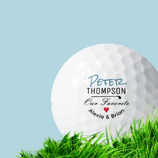 Our Favourite . We Love You Dad Golf Balls (Creator Uploaded)