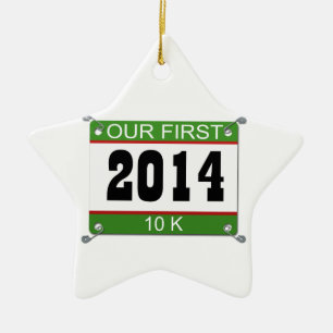 Our First 10K Ornament - 2014