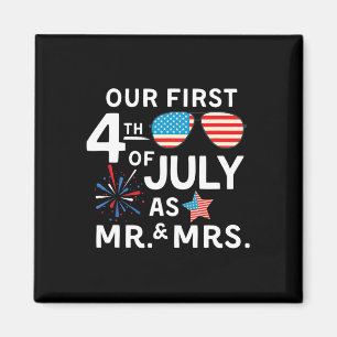 Our First 4th Of July As Mr.and Mrs. Couples 4th O Magnet