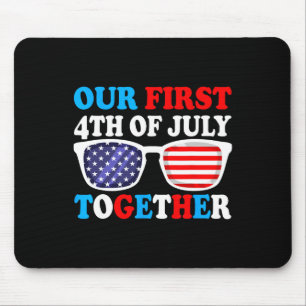 Our First 4th Of July Together Couples Matching Ou Mouse Pad