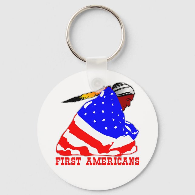 Our First Americans Key Ring (Front)