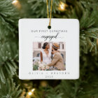 Our First Christmas As Engaged Photo Minimalist
