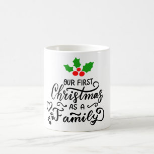 Our First Christmas As Family Christmas Coffee Mug
