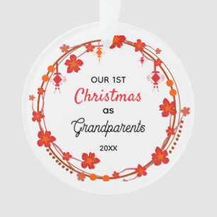 Our First Christmas as Grandparents Ornament
